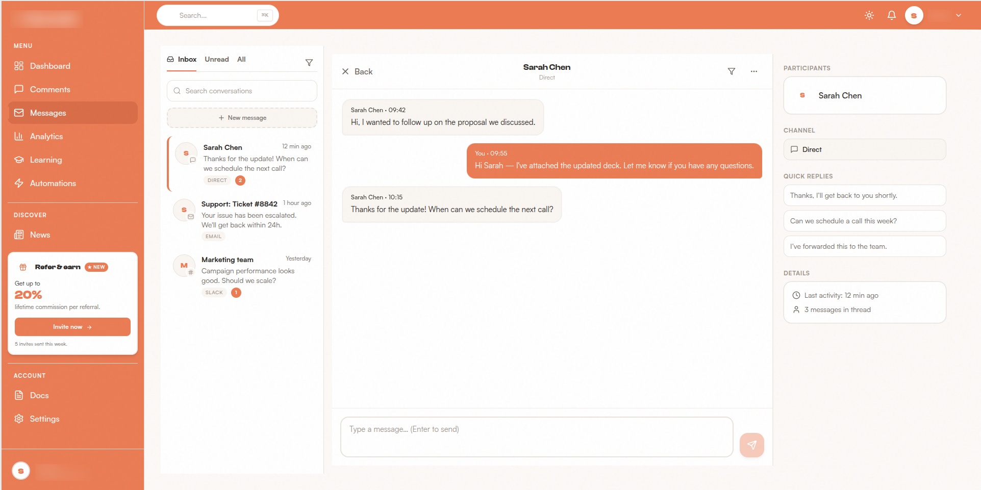 Messages